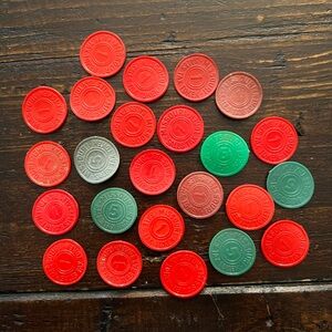 Vintage Missouri Plastic Sales Tax Tokens (24)